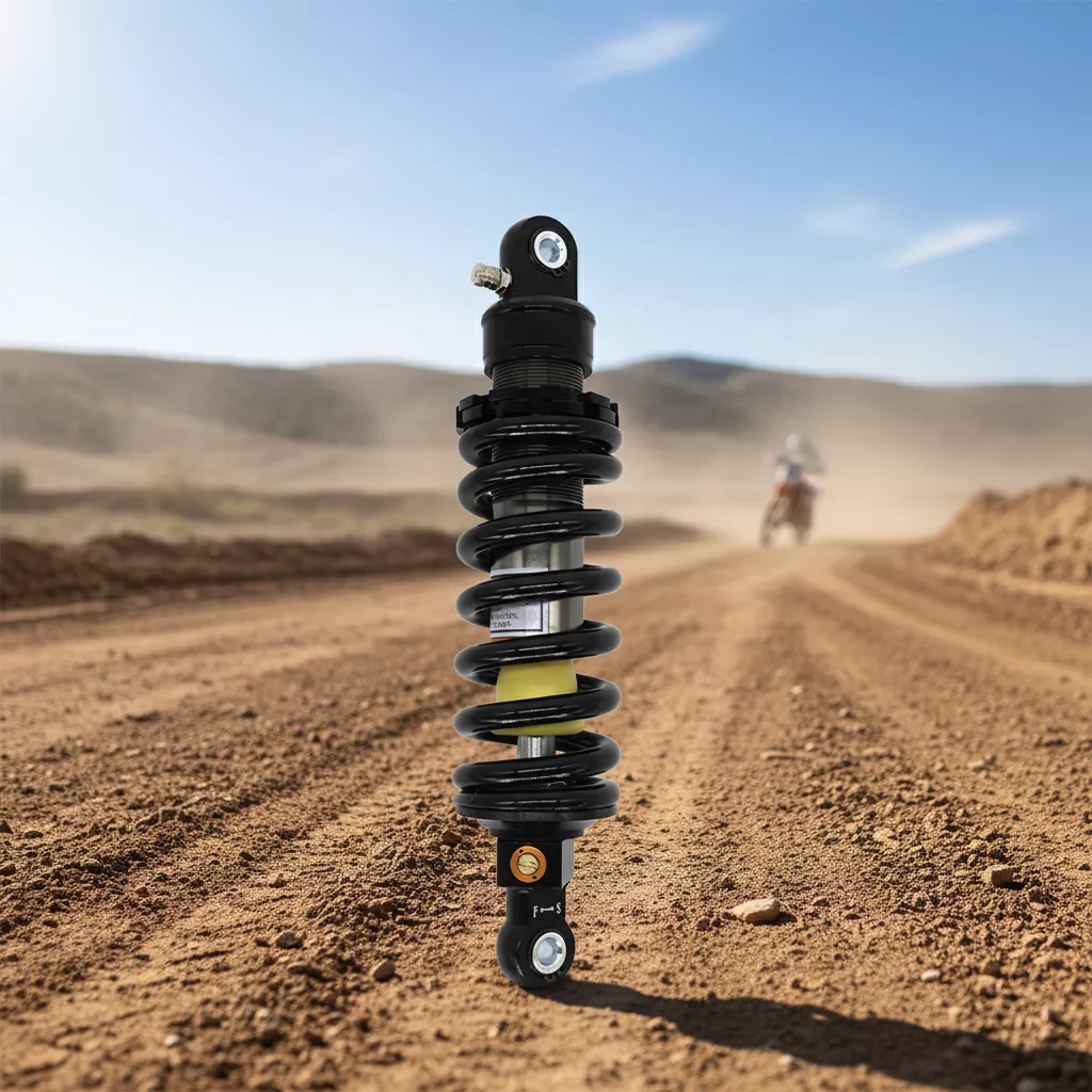 Регулируемый амортизатор для мотоцикла с отскоком